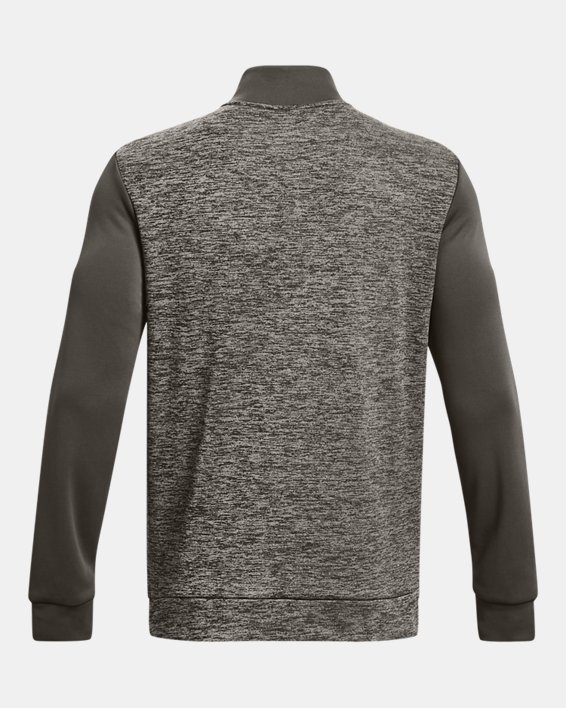 Men's Armour Fleece® Twist ¼ Zip, Gray, pdpMainDesktop image number 5